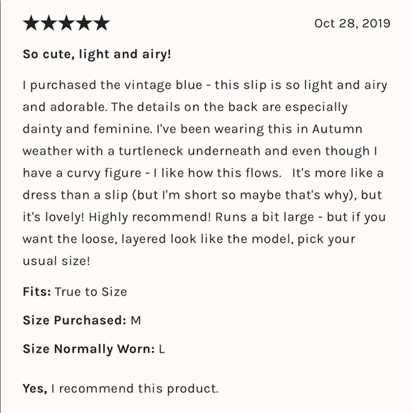 NWT Free People Want Your Love Slip in Vintage Blue - Picture 11 of 13